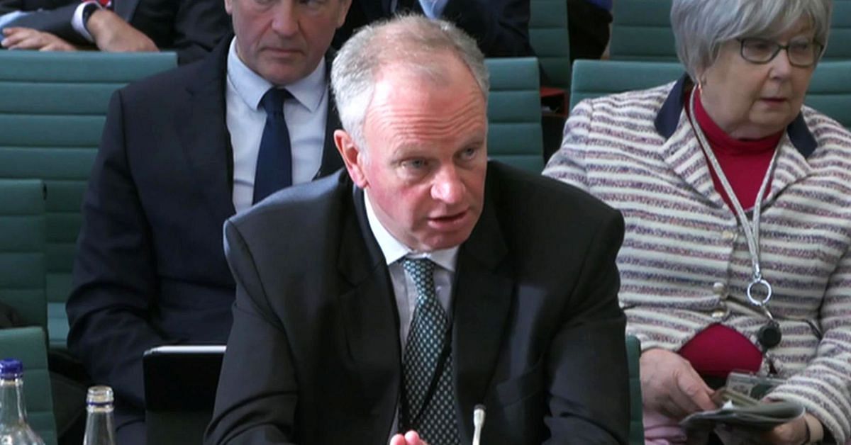 Nick Read in the public inquiry on the Post Office Scandal (Image via X/@AlexWebster47)