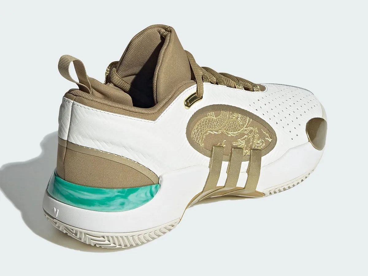 Adidas D.O.N. Issue 5 &ldquo;Year Of The Dragon&rdquo; sneakers (Image via Sneaker News)