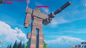 LEGO Fortnite player builds Optimus Prime in-game while working from home, community left amazed