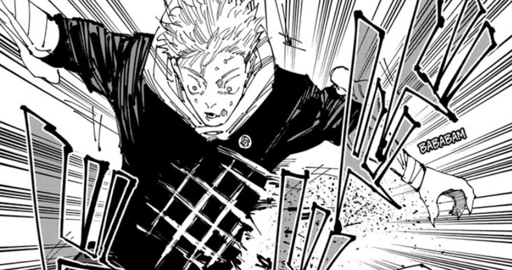 Yuji Itadori as seen in Jujutsu Kaisen manga (Image via Shueisha)