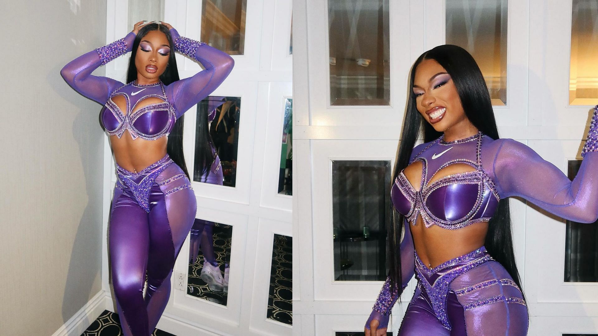 Megan Thee Stallion x Nike Training Collection is expected in February 2024 (Image via Instagram/@megantheestallion)