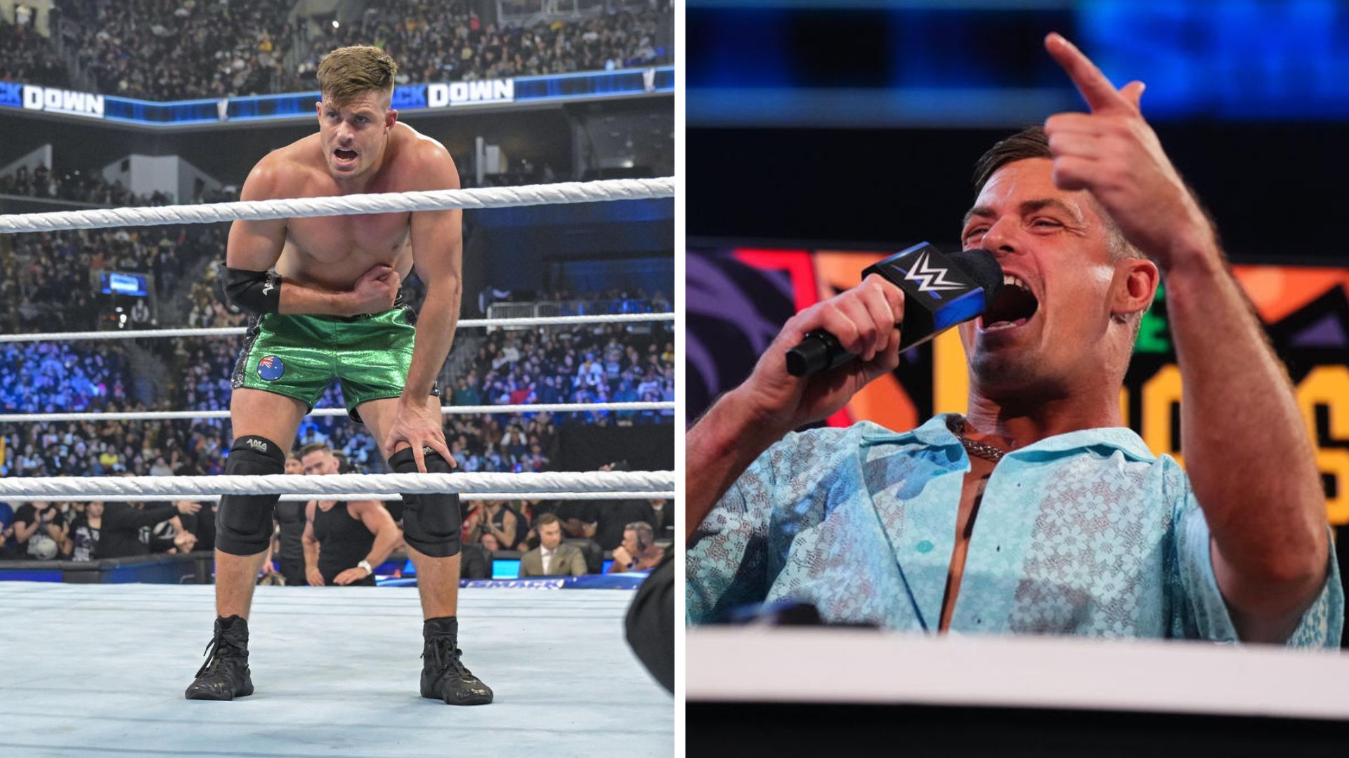 Grayson Waller is promoting WWE Elimination Chamber in Australia