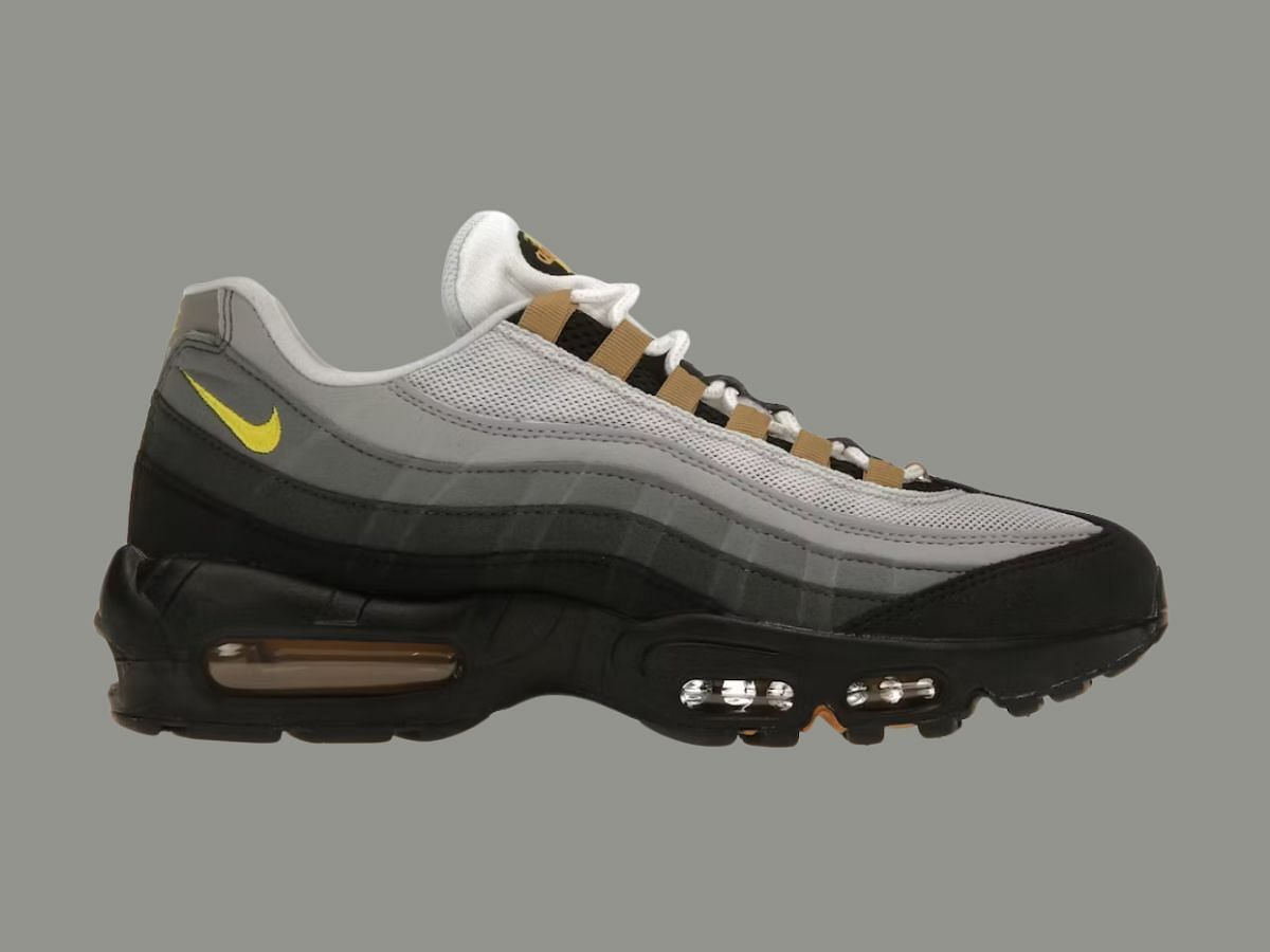 The Air Max 95 &quot;icons yellow strike&quot; sneakers (Image via StockX)
