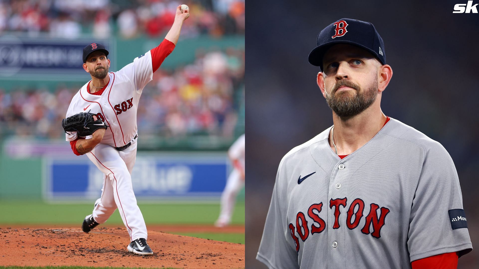 James Paxton of the Boston Red Sox throws against the Colorado Rockies at Fenway Park