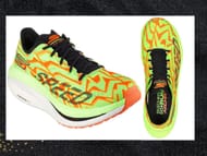 GO RUN Speed Beast running shoes provide elite marathoners with a smooth and efficient ride
