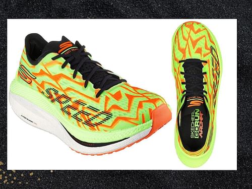 GO RUN Speed Beast running shoes provide elite marathoners with a smooth and efficient ride