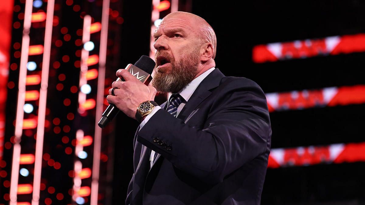 Triple H made the announcement earlier today 