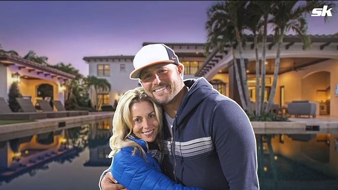 Inside World Series champ Matt Holliday and wife Leslee's former $8,500,000 Florida mansion, fitted with a home theatre and gourmet amenities