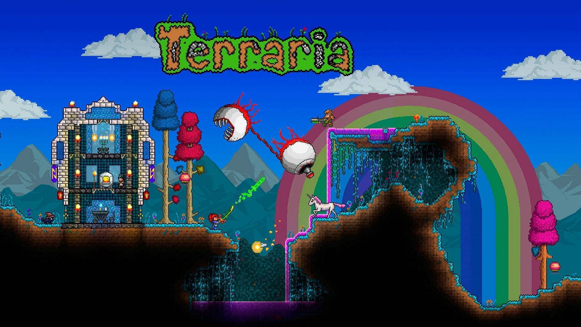 Official artwork for Terraria (Image via Re-Logic)