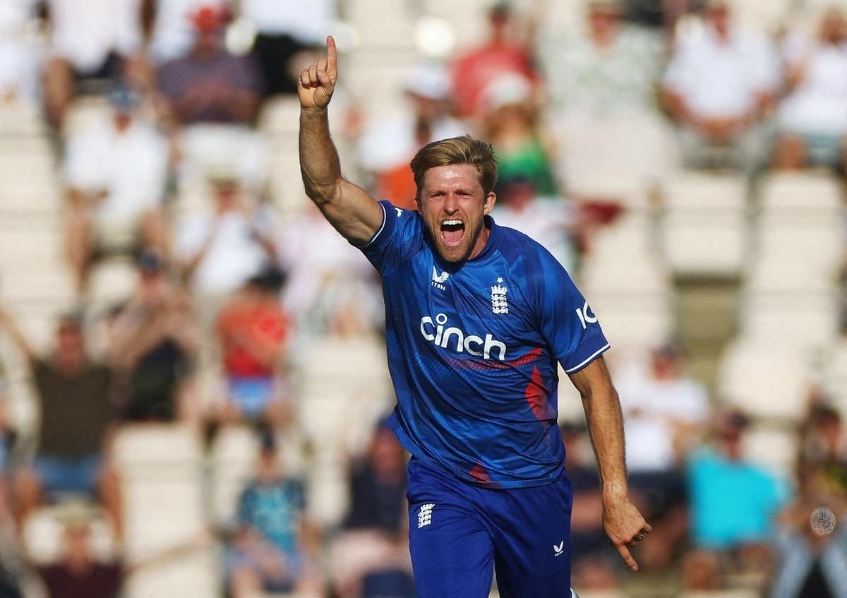 David Willey in 2023. (Image Credits: Twitter)