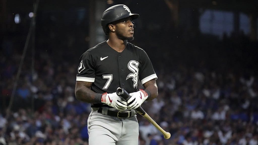 Tim Anderson playing for the Chicago White Sox