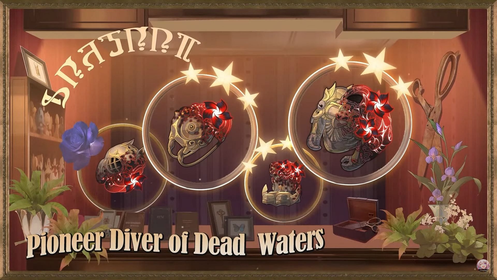Pioneer Diver of Dead Waters relic set (Image via HoYoverse)