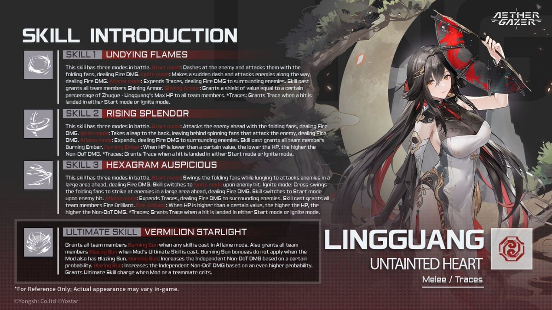 Untainted Heart - Lingguang will debut through the Aether Gazer Crepuscular Cloudsong story event. (Image via Yostar)