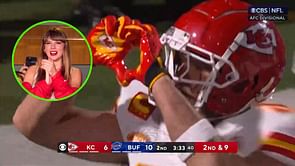 WATCH: Travis Kelce's romantic gesture to Taylor Swift goes viral after Chiefs TE scores touchdown against Bills
