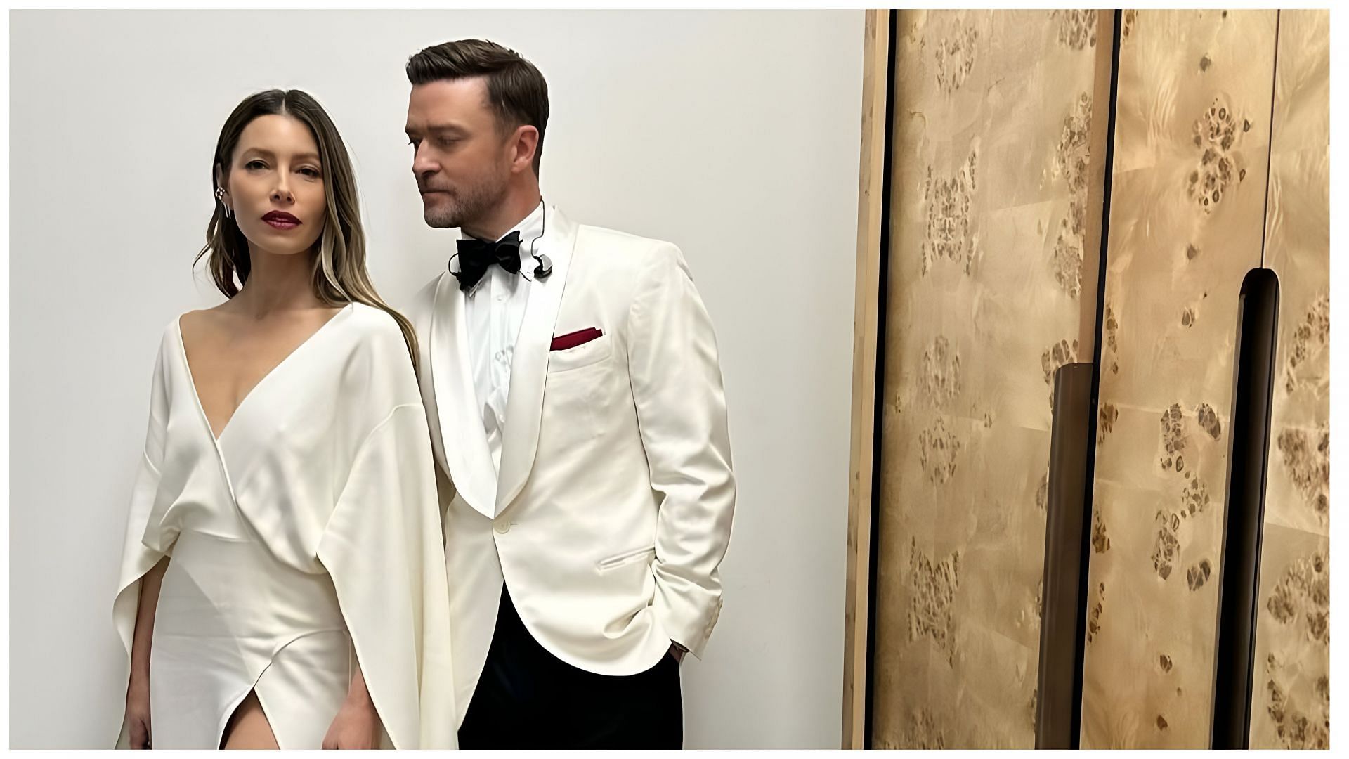 Justin Timberlake with his partner Jessica Biel (Image via official Instagram @jessicabiel)