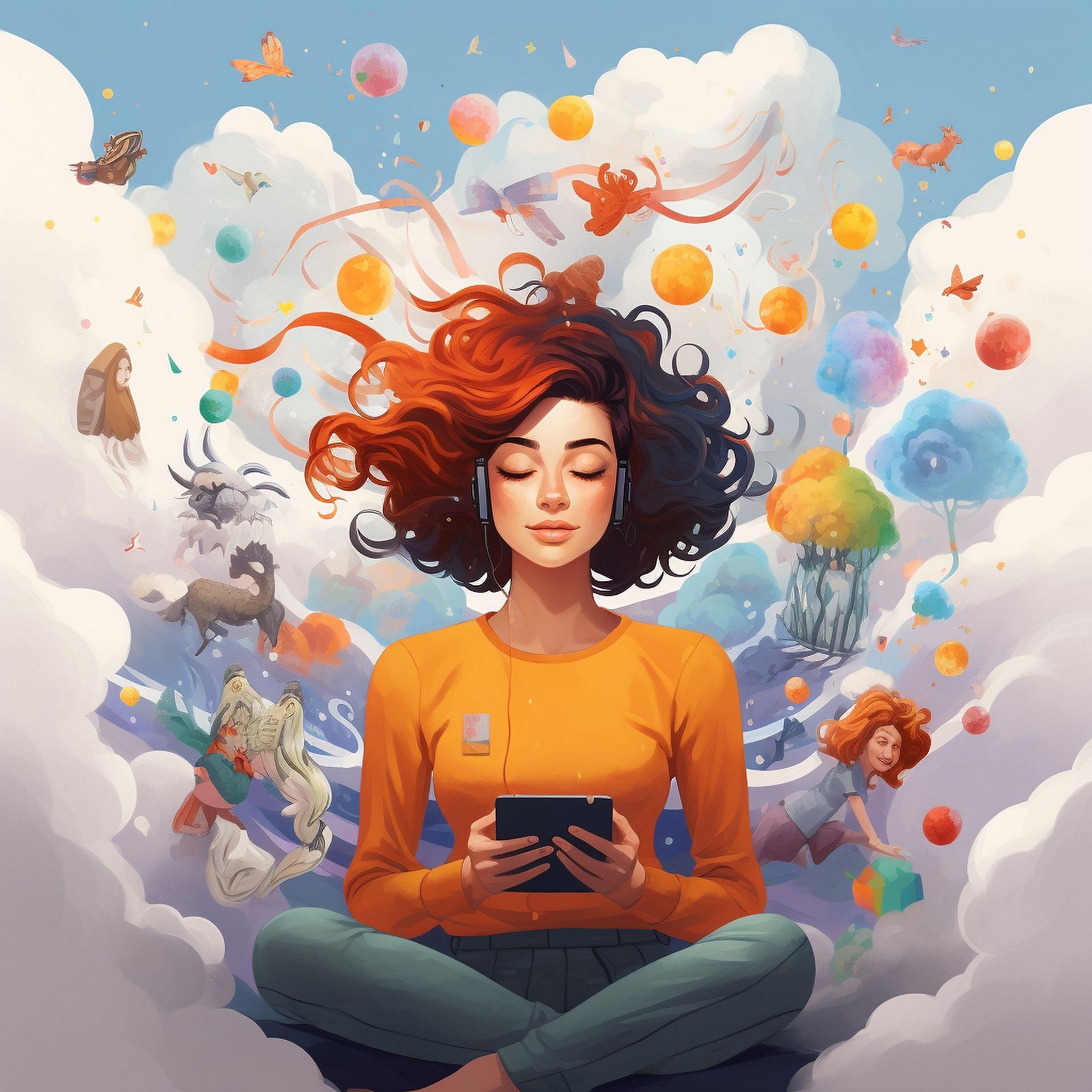 You can slowly gain more control over your thoughts. (Image via Vecteezy/ Amir Hamza)