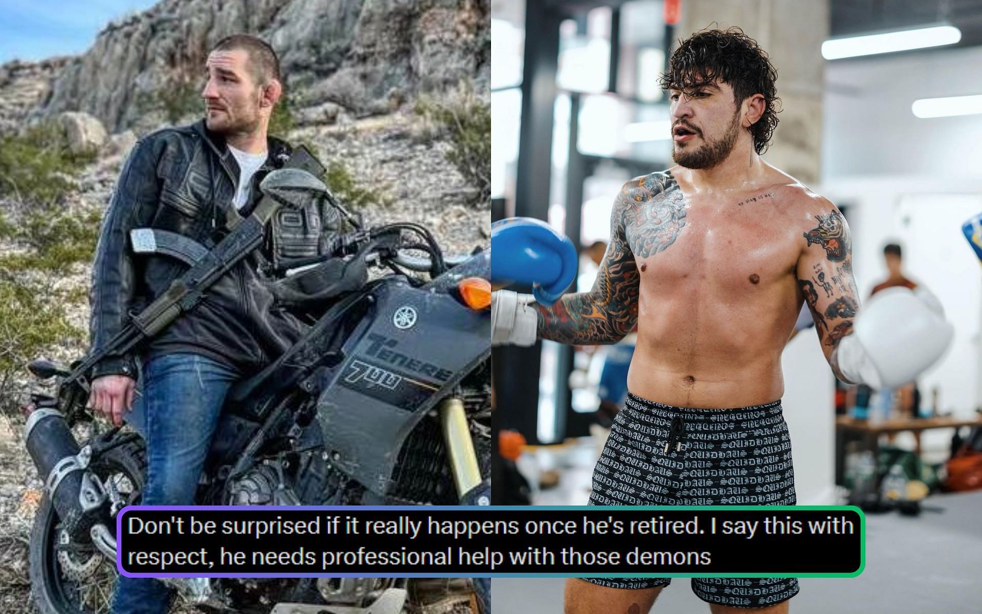 Sean Strickland seemingly threatened to kill Dillon Danis