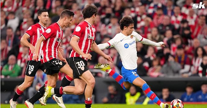 "Thanks and goodbye Xavi", "Laughed at Madrid just to be knocked out" - Fans react as Athletic Club defeat Barcelona in Copa Del Rey Q/F