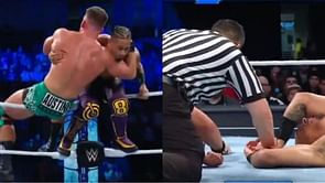 WWE SmackDown में फेमस Superstars को खतरनाक चोट लगने के बाद बीच में रोका गया मैच, कंपनी ने रिपोर्ट जारी करते हुए दिया बड़ा अपडेट