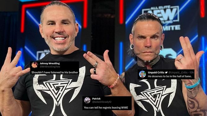 “Shouldn't have listened to his brother,” “He regrets leaving WWE” - Fans react after Jeff Hardy airs frustration over AEW run