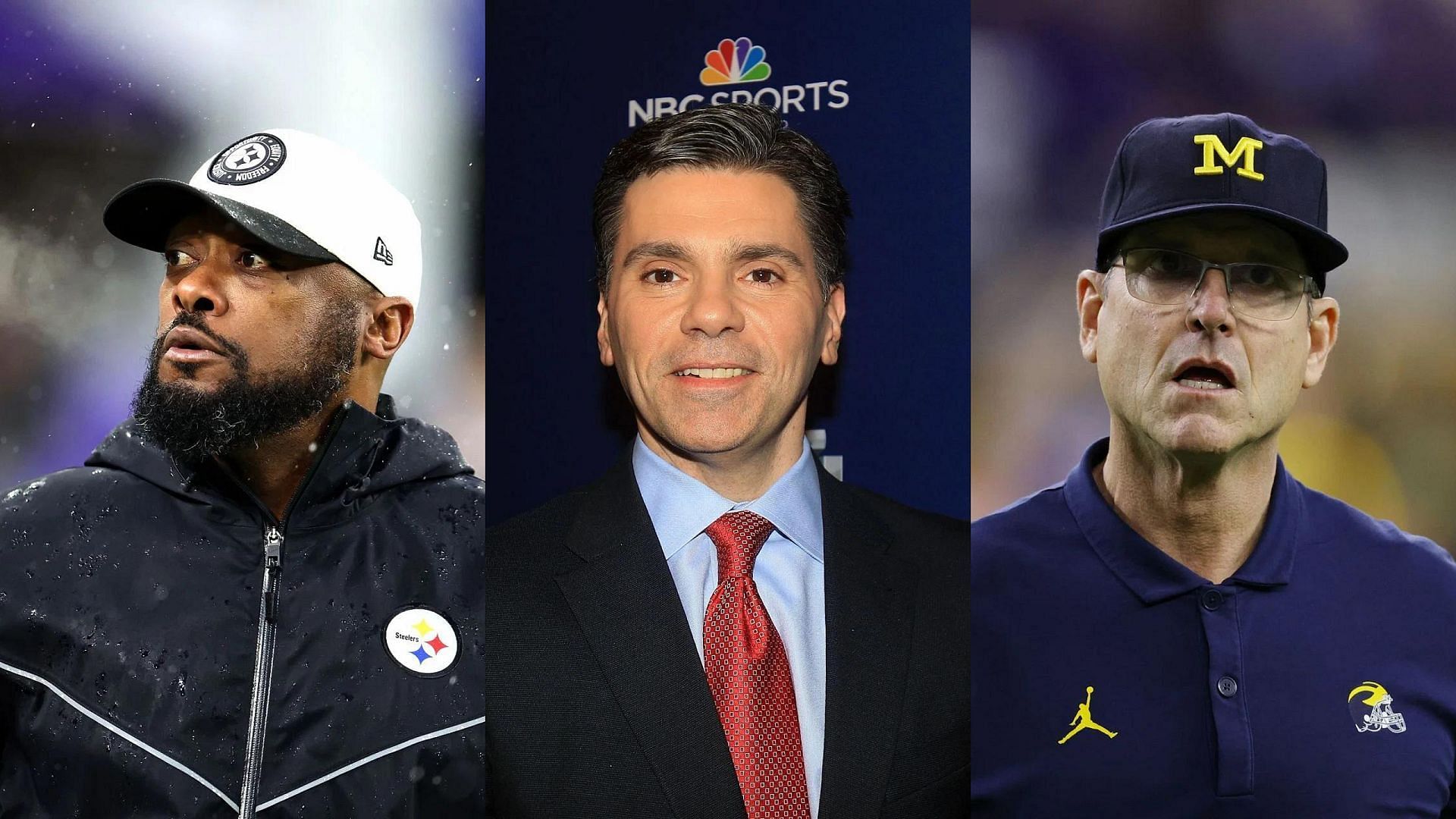 Mike Florio claims Jim Harbaugh would pull a page out of Mike Tomlin&rsquo;s book before suffering embarrassing playoff loss