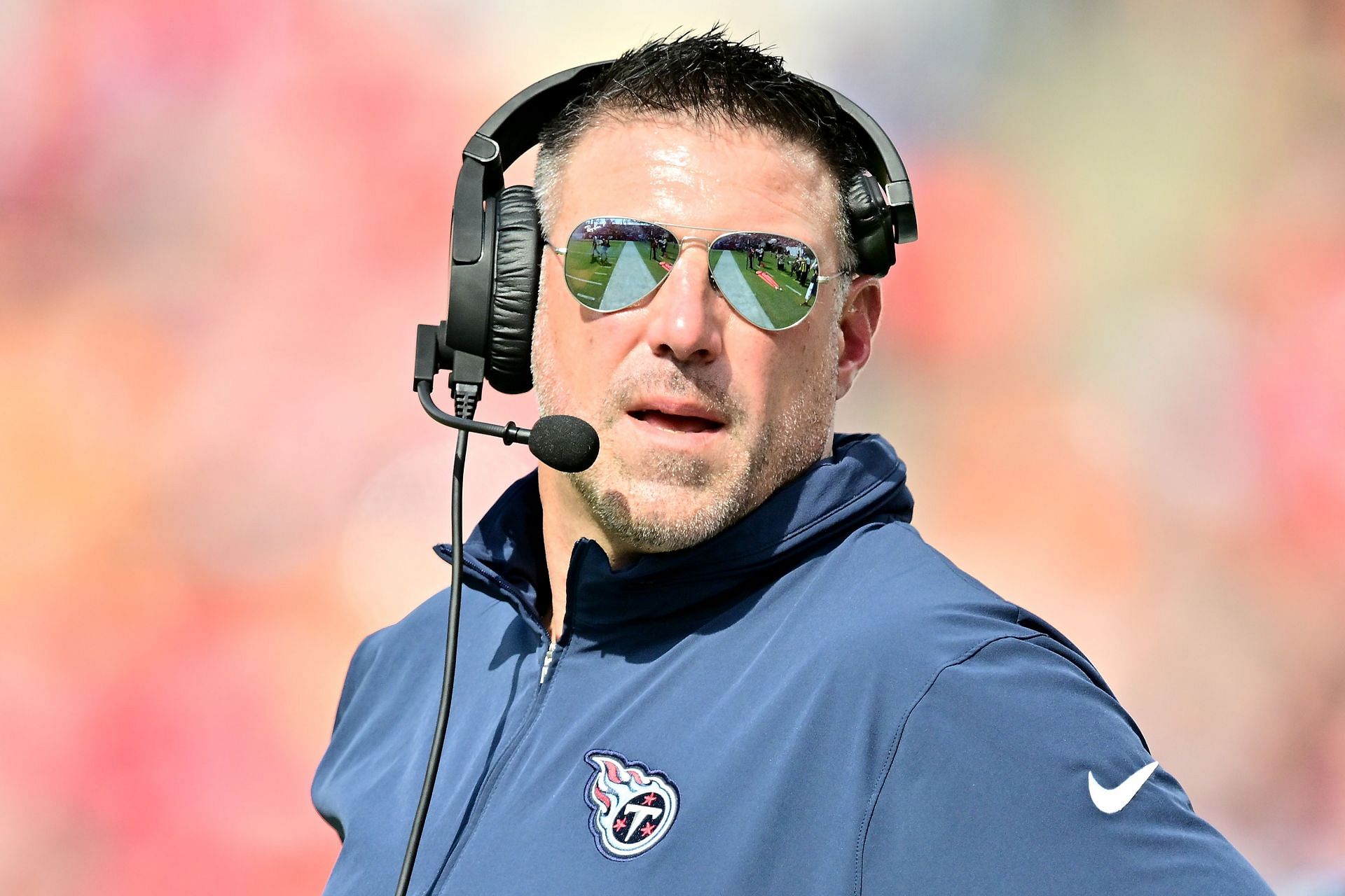 Mike Vrabel at Tennessee Titans v Tampa Bay Buccaneers