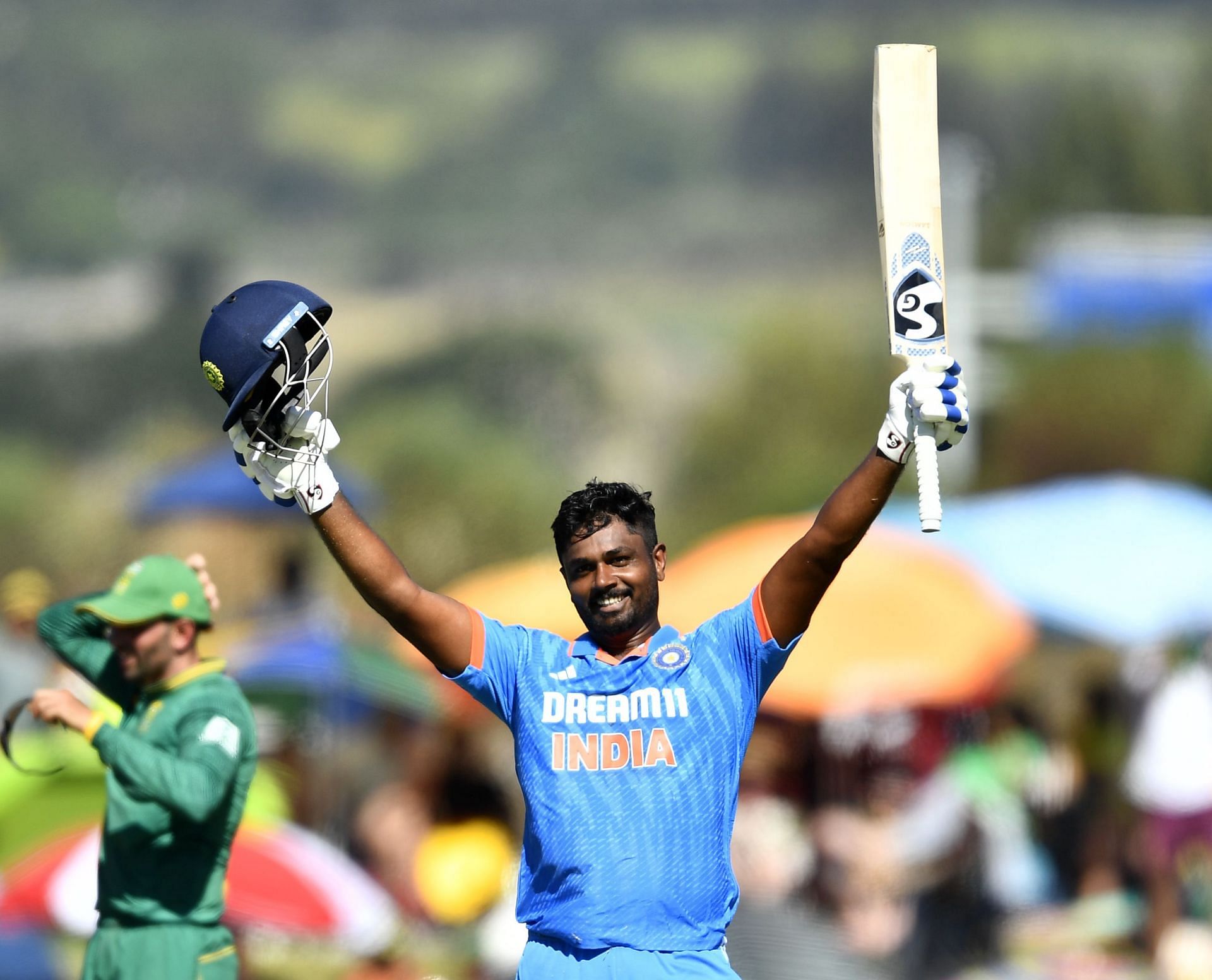 Sanju Samson's century in the final ODI against South Africa might have earned him a place in India's T20I side. [P/C: Getty]