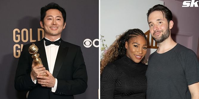 "You killed it in BEEF" - Serena Williams' husband Alexis Ohanian congratulates "homie" Steven Yeun for winning his first Golden Globe award