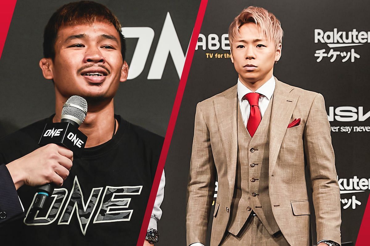 Superlek Kiatmoo9 (L) will have added motivation when he takes on Takeru Segawa (R) at ONE 165. -- Photo by ONE Championship