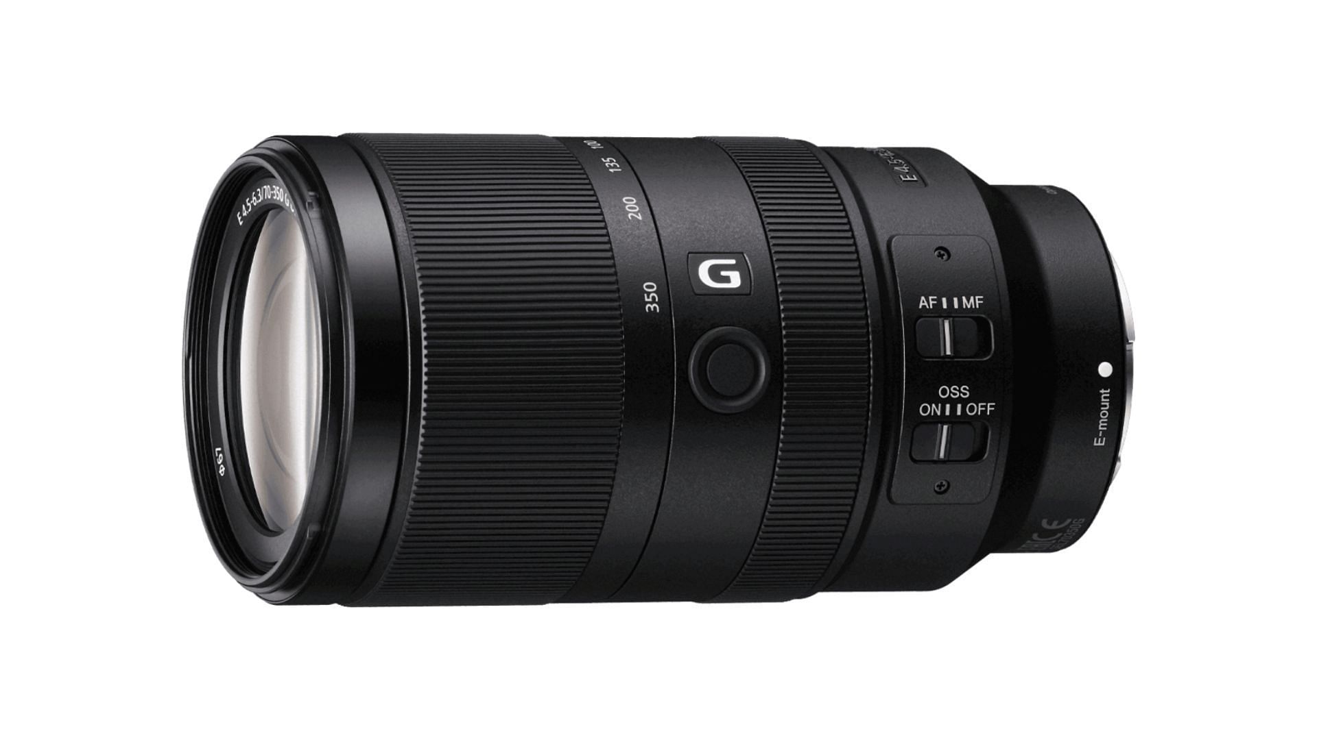 The Sony E 70-350mm F4.5-6.3 G OSS is one of the best lenses for Sony (Image via Sony Electronics)