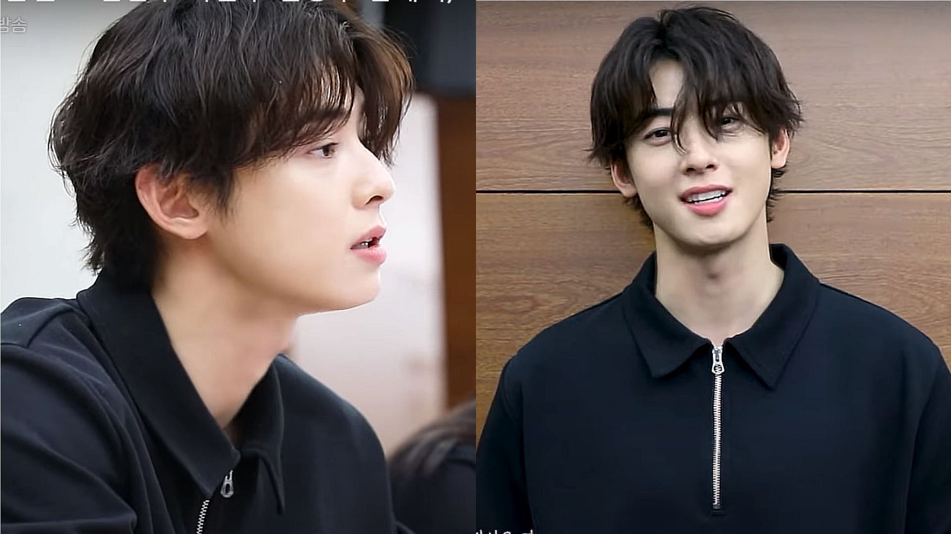 Cha eunwoo stuns fans with his simple script-readind look (Images via Youtube/ MBCdrama)