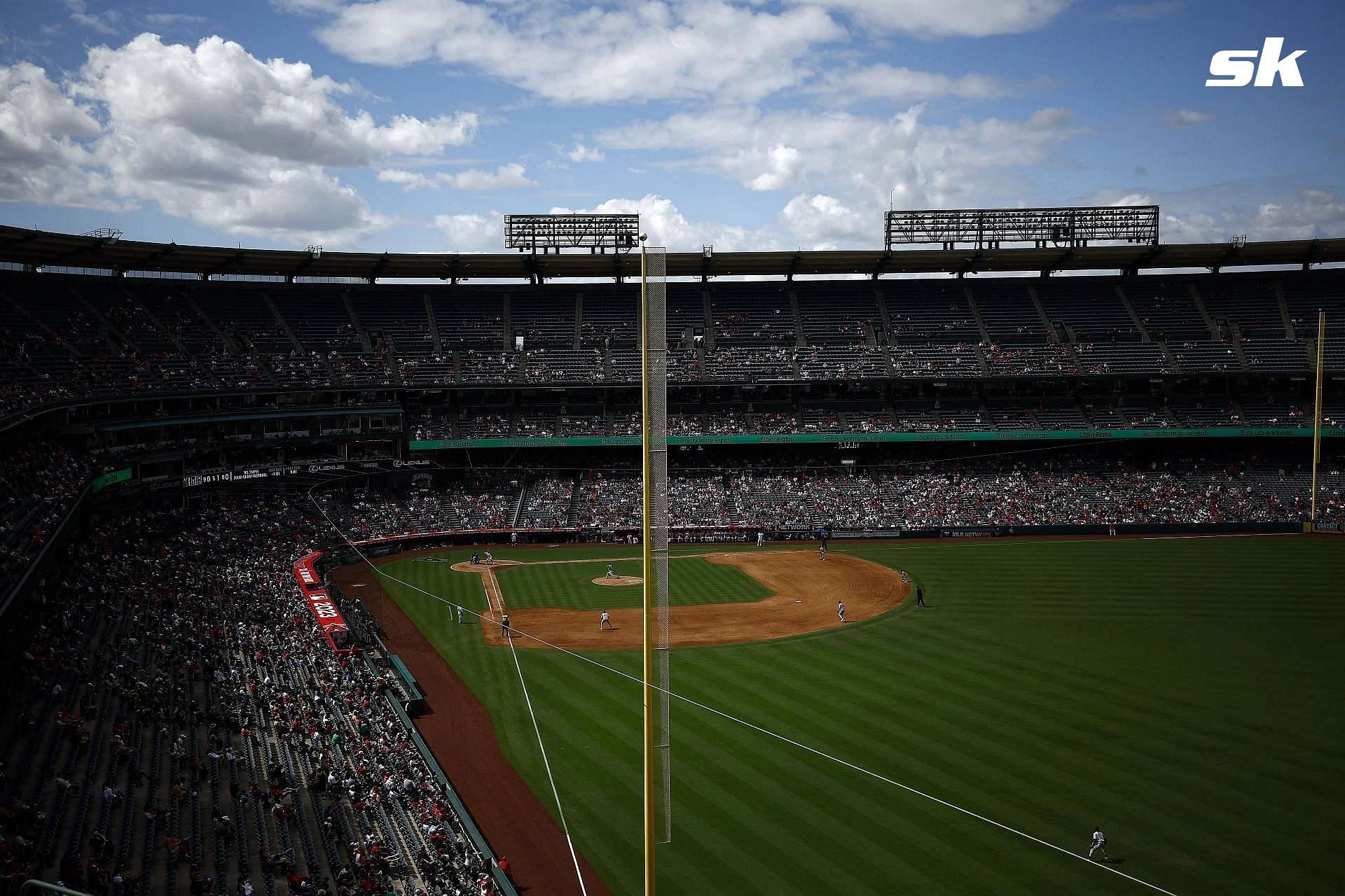 Oakland Athletics Stadium in California 