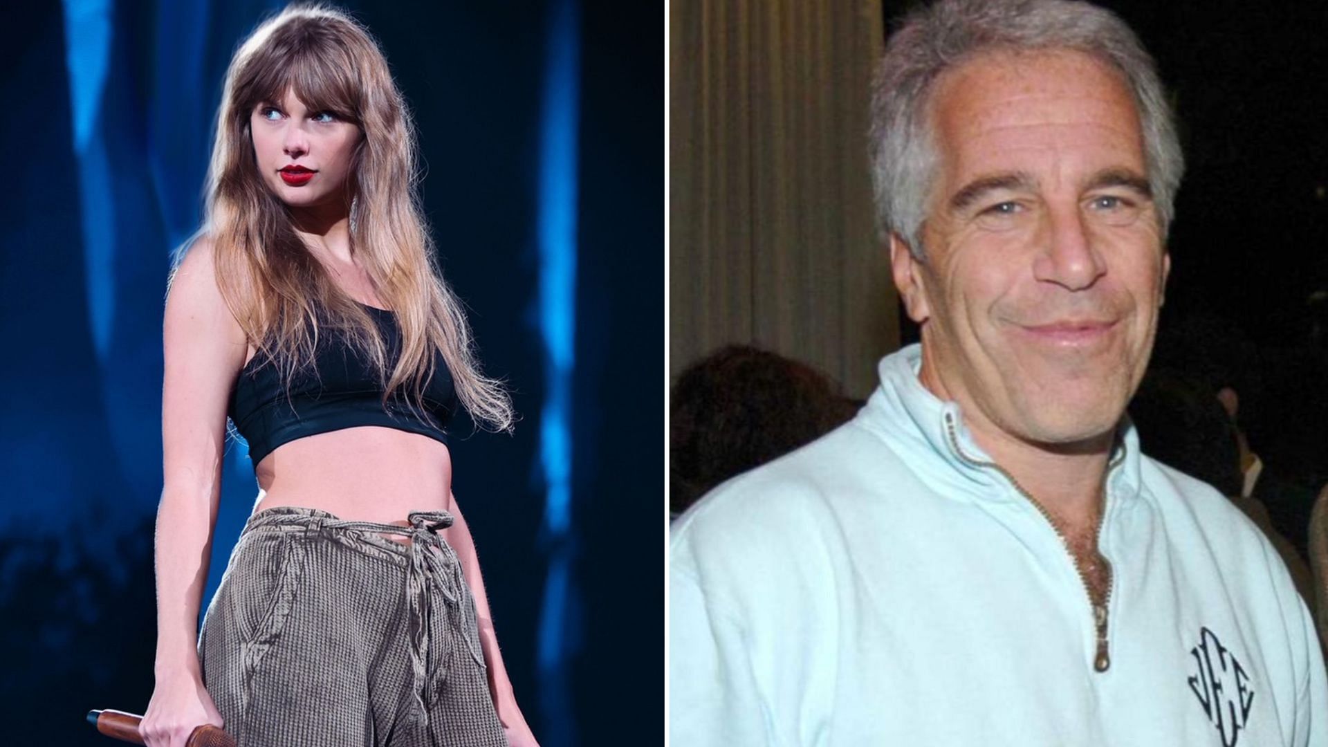 Contrary to what the image suggested, Swift was not with Epstein (Image via Facebook / Taylor Swift / Restoration of America)