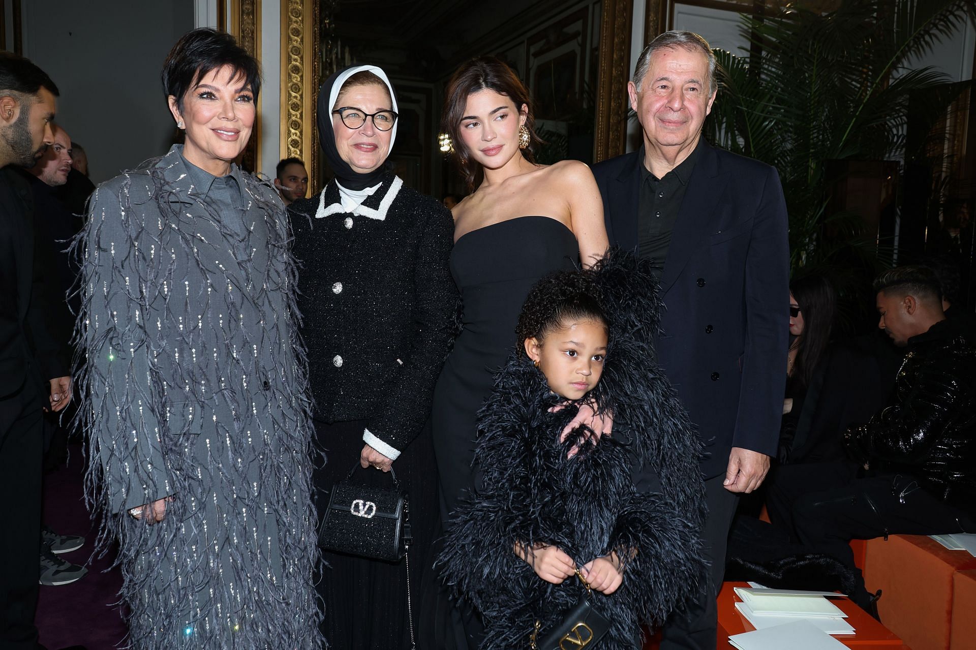 Valentino : Front Row - Paris Fashion Week - Haute Couture Spring/Summer 2024