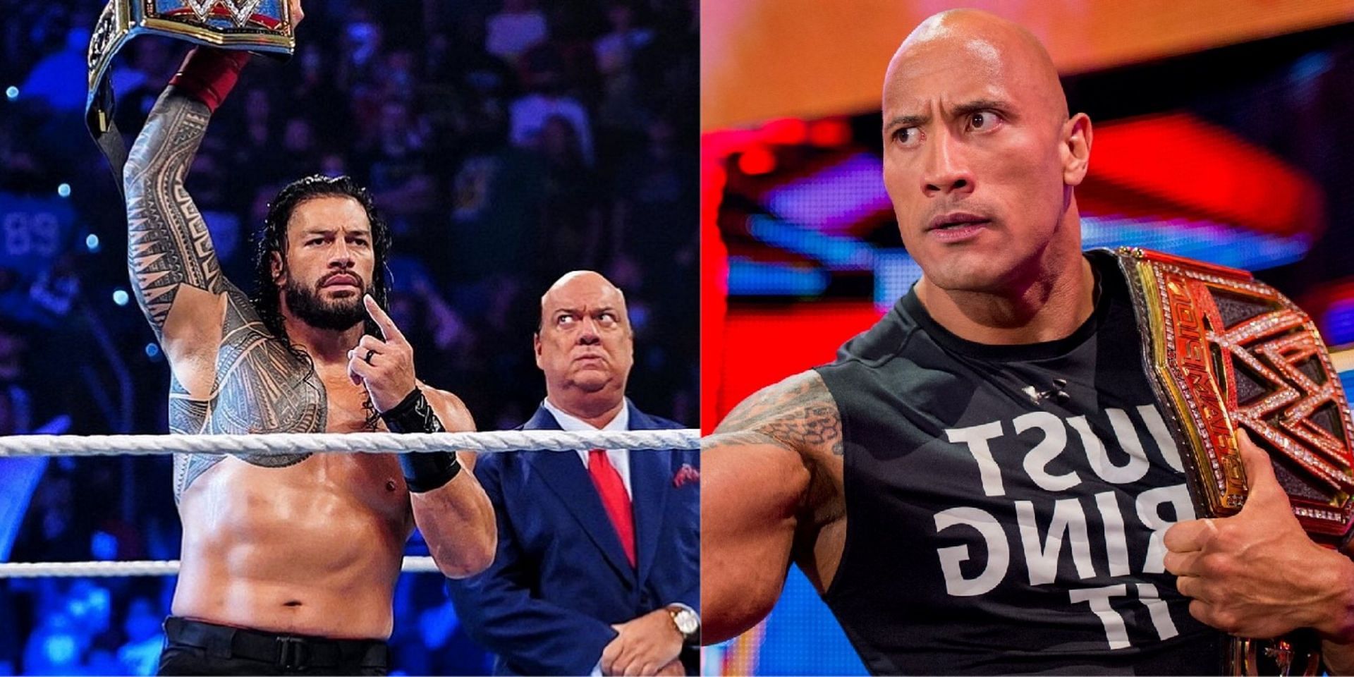 WWE संभावित तौर पर द रॉक vs रोमन रेंस मैच प्लान कर रही है 