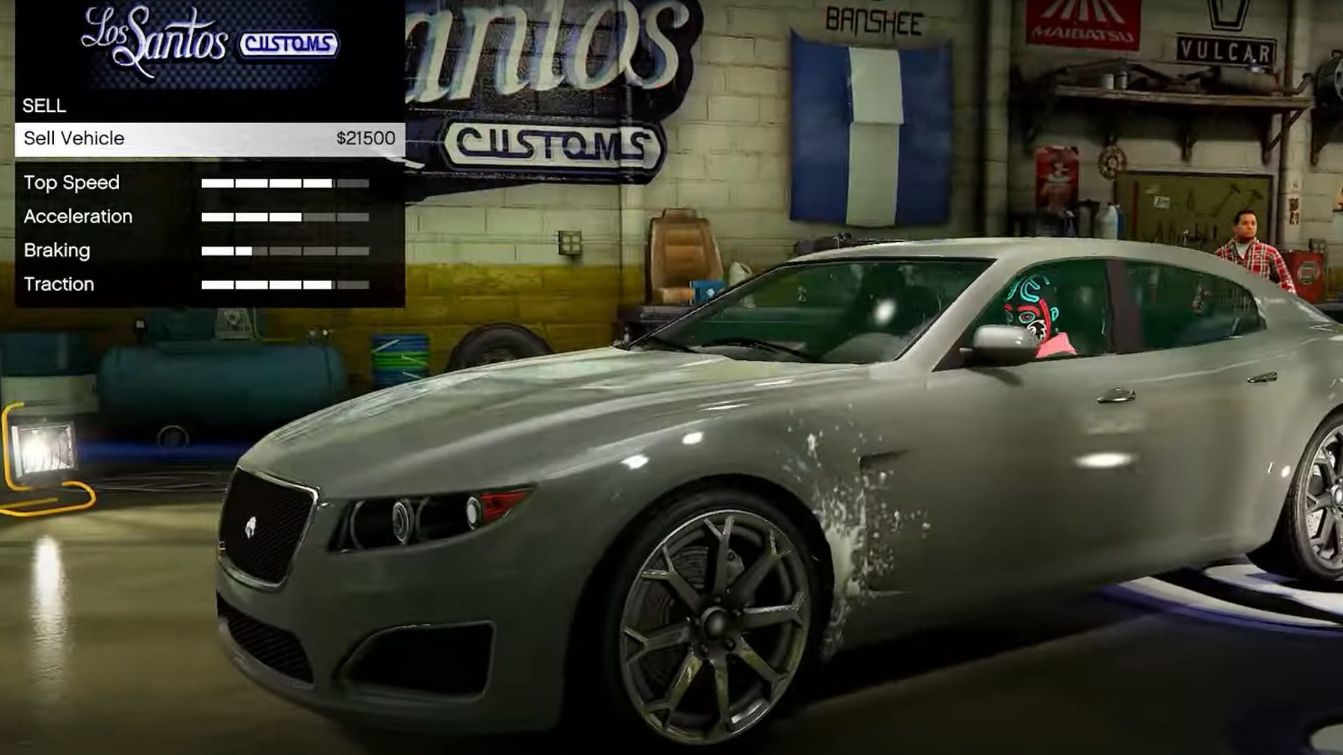 A demo of the Sell Cars For More Money Glitch shown by the YouTuber (Image via YouTube/@TJRH)