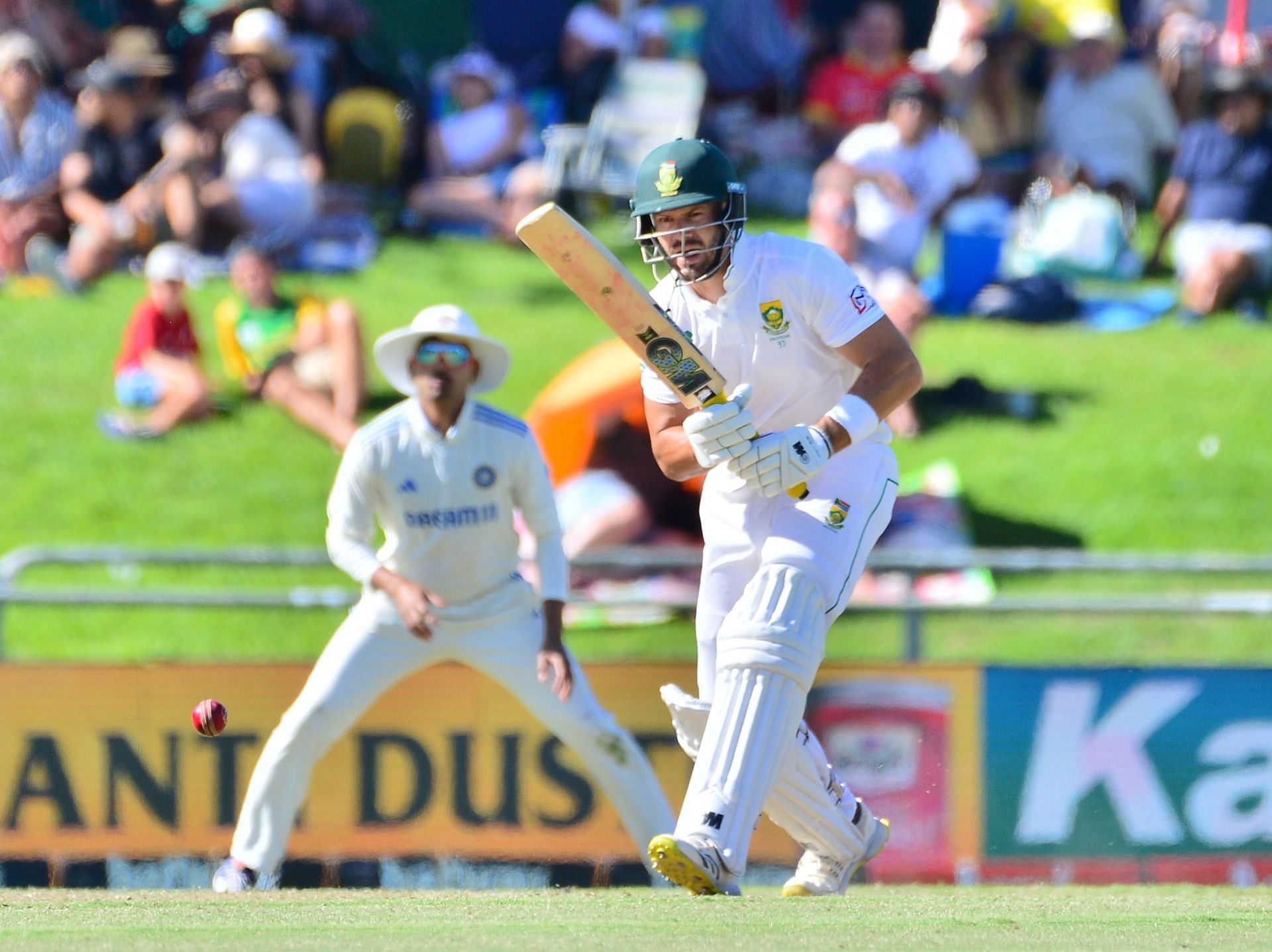 Aiden Markram put up a fight in the third session of Day 1: South Africa v India - 2nd Test