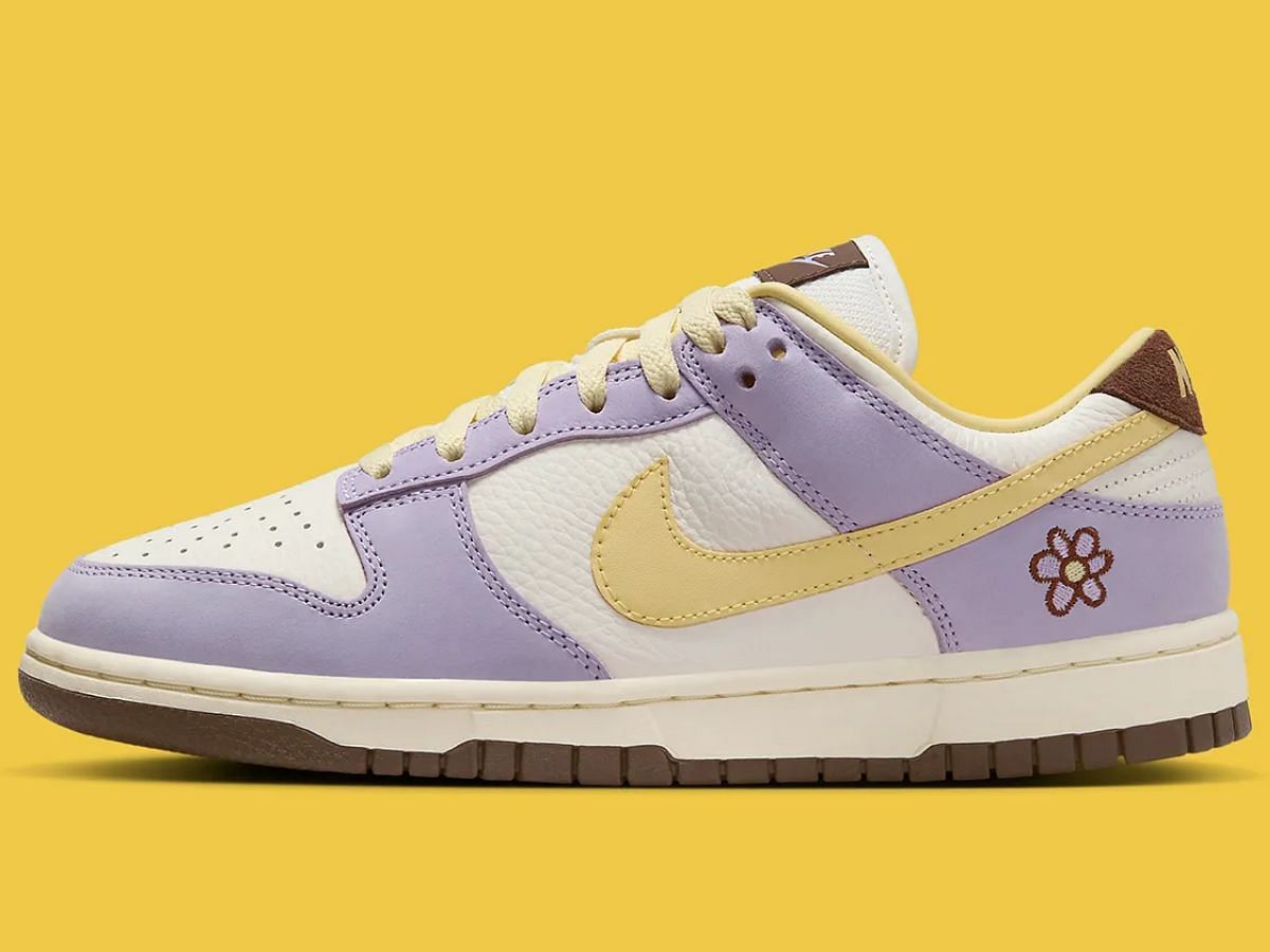 Nike Dunk Low PRM &ldquo;Lilac Bloom&rdquo; sneakers (Image via Sneaker News)