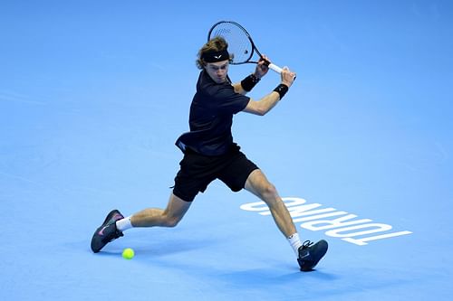 Andrey Rublev at the 2023 ATP Finals.