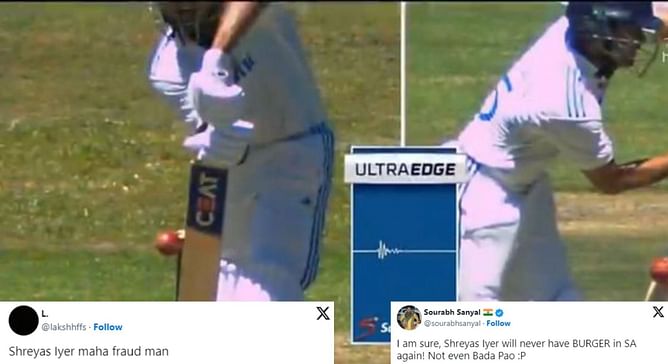 "Maha fraud" - Fans react to Shreyas Iyer’s silver duck in IND vs SA 2nd Test