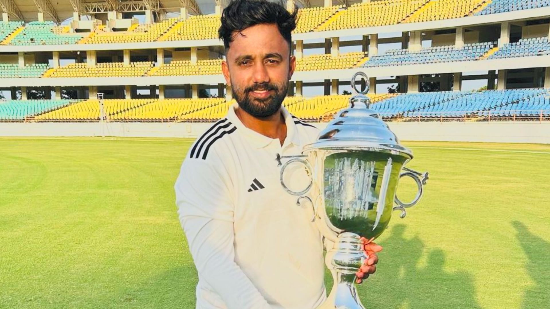 Shams Mulani won the Irani Trophy with Rest of India