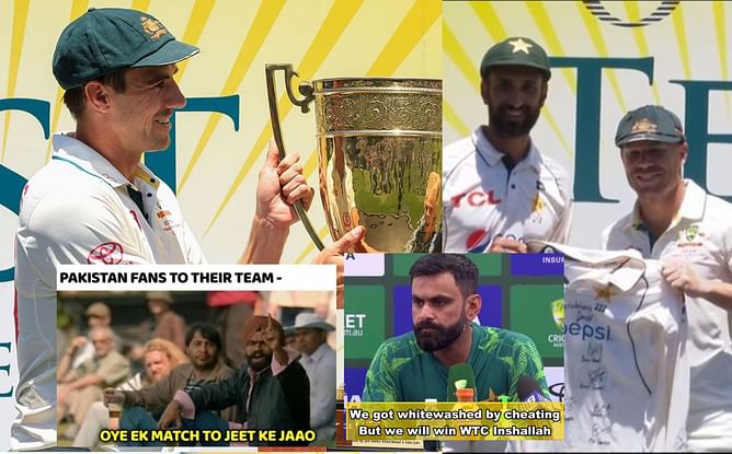 "We got whitewashed by cheating, but we will win WTC"- Top 10 funny memes after Pakistan's embarrassing 3-0 defeat in Test series vs Australia
