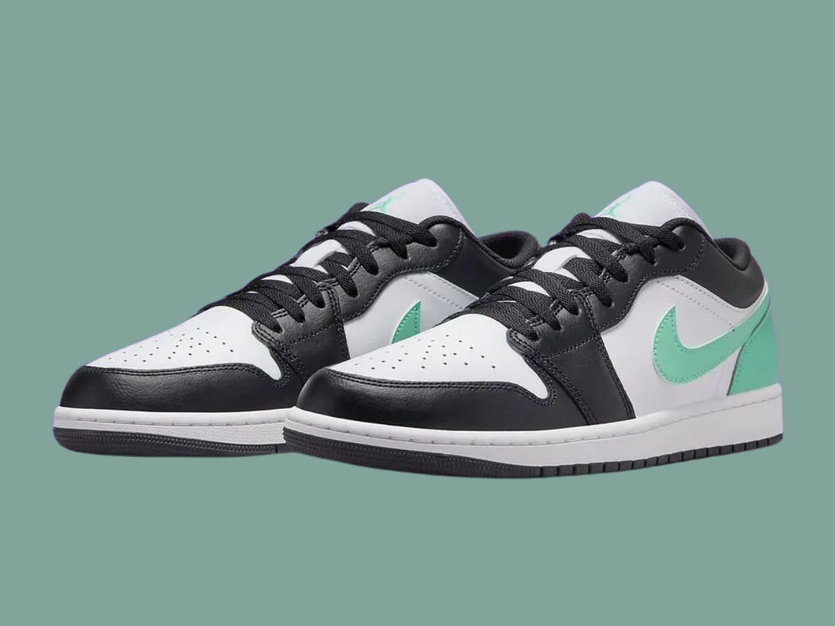 Nike air jordan hot sale 1 low mystic green