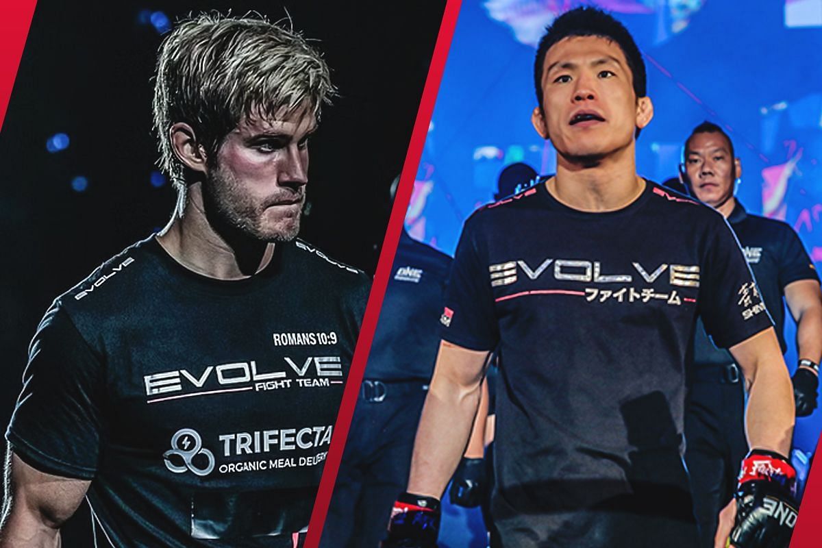 Sage Northcutt (L) is looking forward to sharing the ONE Circle with Japanese legend Shinya Aoki (R) in his upcoming fight. -- Photo by ONE Championship