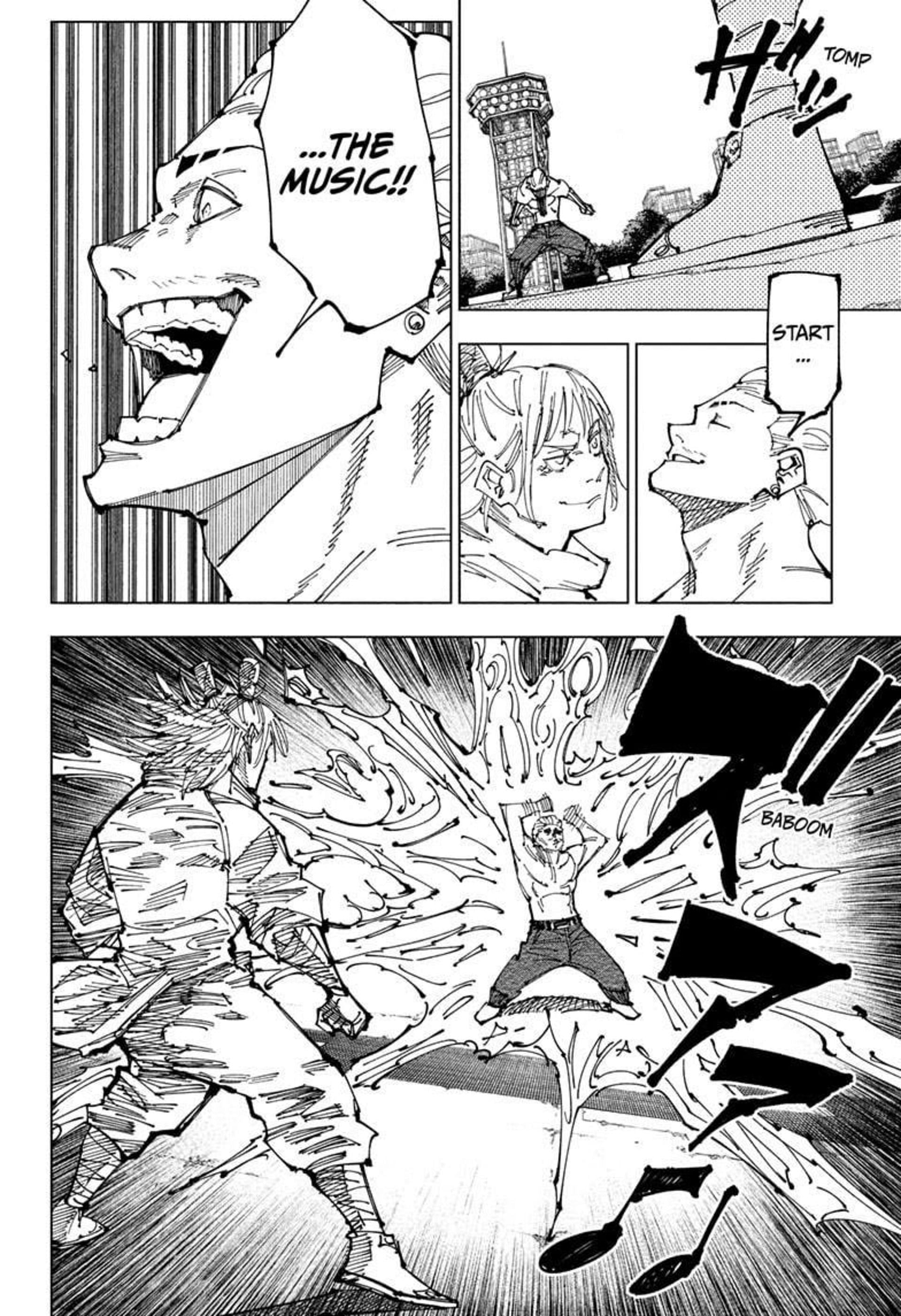 Kinji Hakari vs Hajime Kashimo in Jujutsu Kaisen (Image via Gege Akutami, Sheuisha)