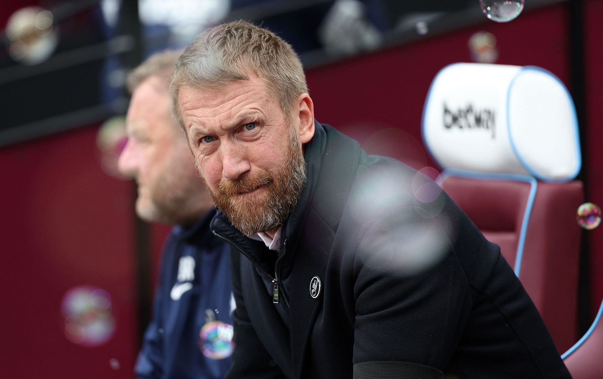 Graham Potter is yet to take up his next assignment.