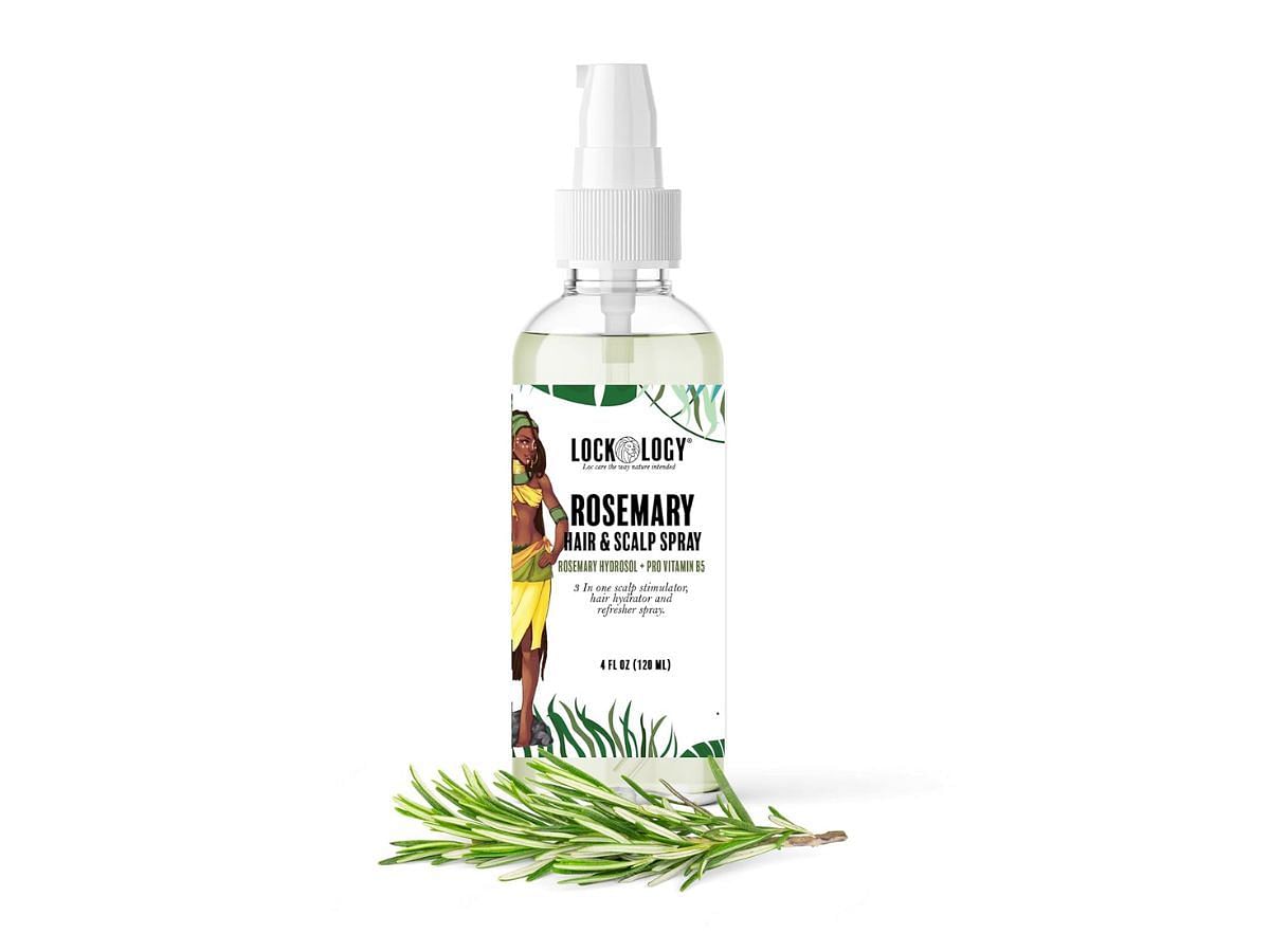 Lockology Rosemary hair and scalp spray (Image via Lockology, Amazon)