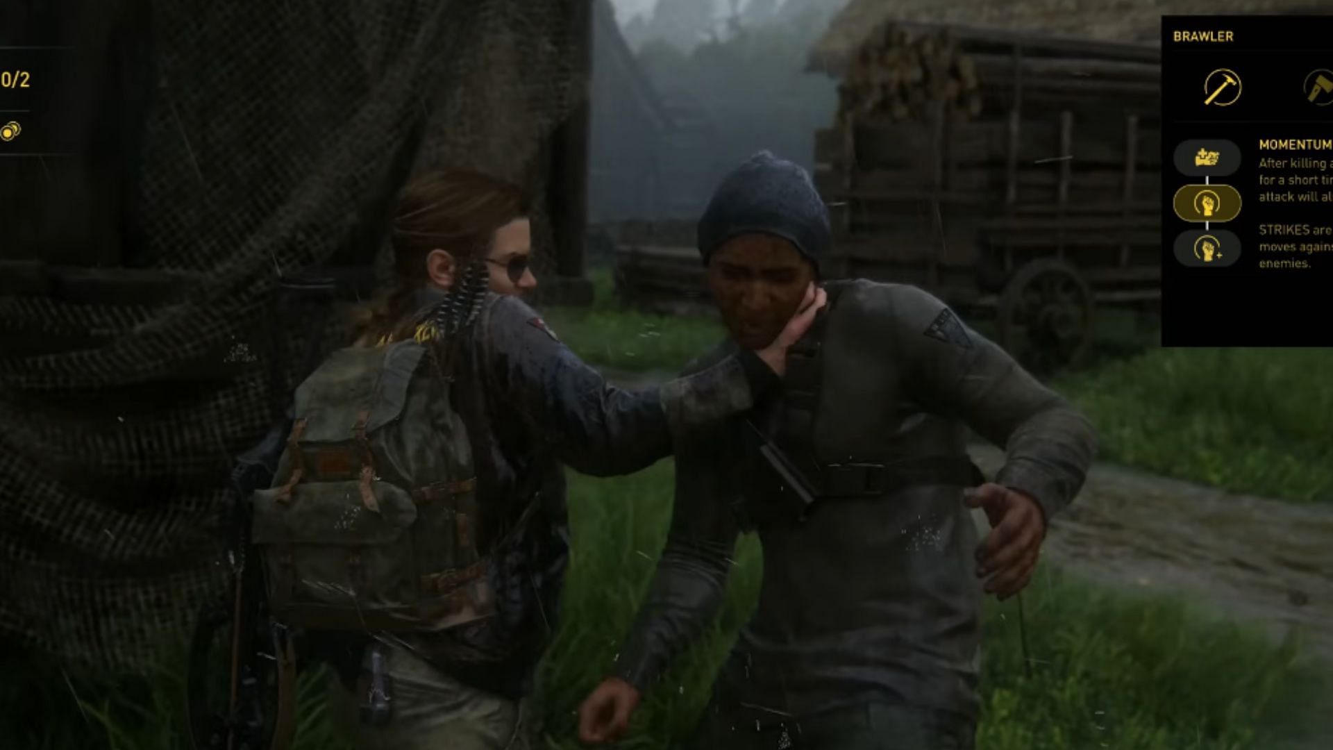 Abby specializes in close-quarter combat (Image via Naughty Dog)