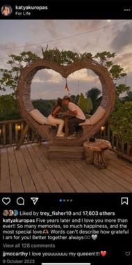 Screenshot from Instagram