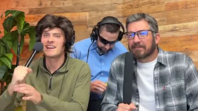 WATCH: Martin Truex Jr.’s hilarious reenactment of Dale Earnhardt Jr.’s iconic “Slide Job!” commentary call